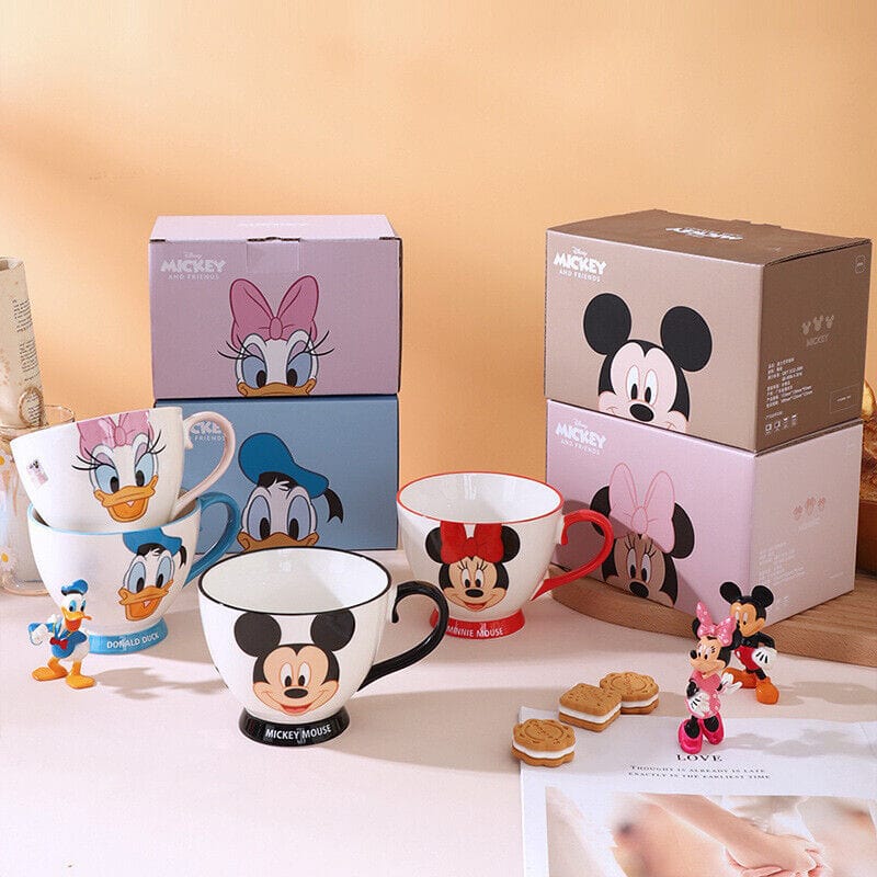 Gift - Online Cartoon Character Ceramic Breakfast Cup with 450ml Capacity
