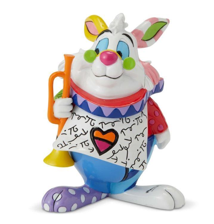 Disney Britto Alice in Wonderland White Rabbit Mini - 6001310 - Present