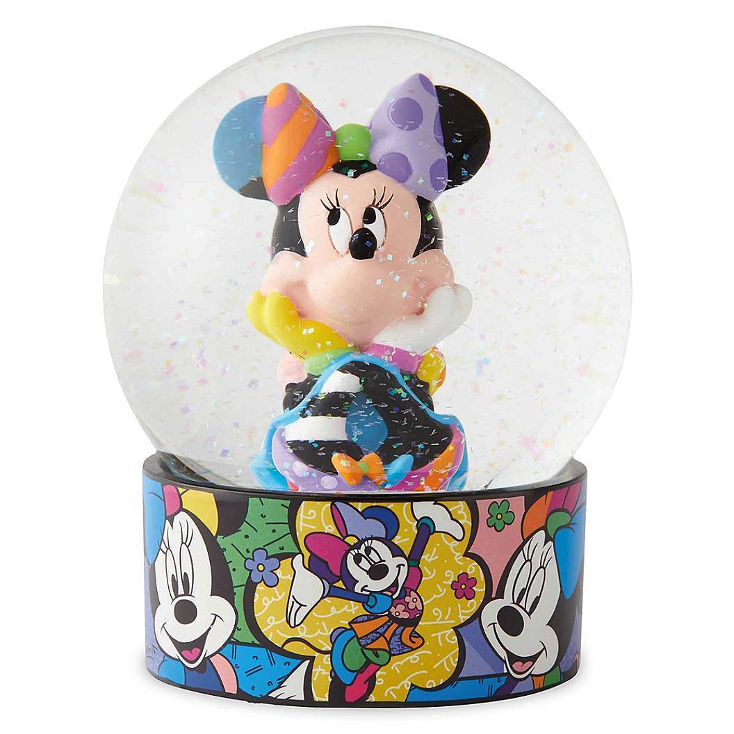 Disney Britto Minnie Mouse Snow Globe New - 6003350 - Present