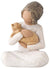 Willow Tree Kindness girl darker skin and hair - #27464 - Present