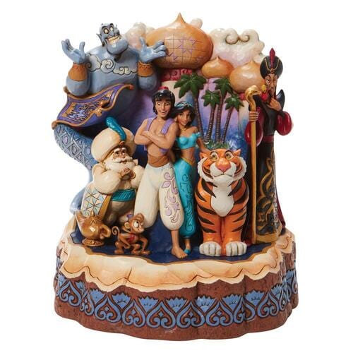 White Hill Traditions Figurines DISNEY TRADITIONS - ALADDIN - ARABIAN NIGHTS CARVED BY HEART