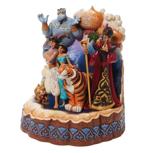 White Hill Traditions Figurines DISNEY TRADITIONS - ALADDIN - ARABIAN NIGHTS CARVED BY HEART