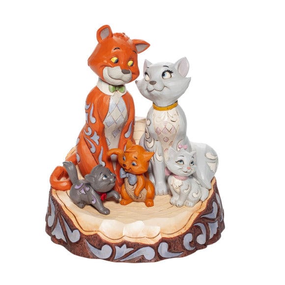 White Hill Traditions Figurines DISNEY TRADITIONS - ARISTOCATS - PRIDE AND JOY CARVED BY HEART