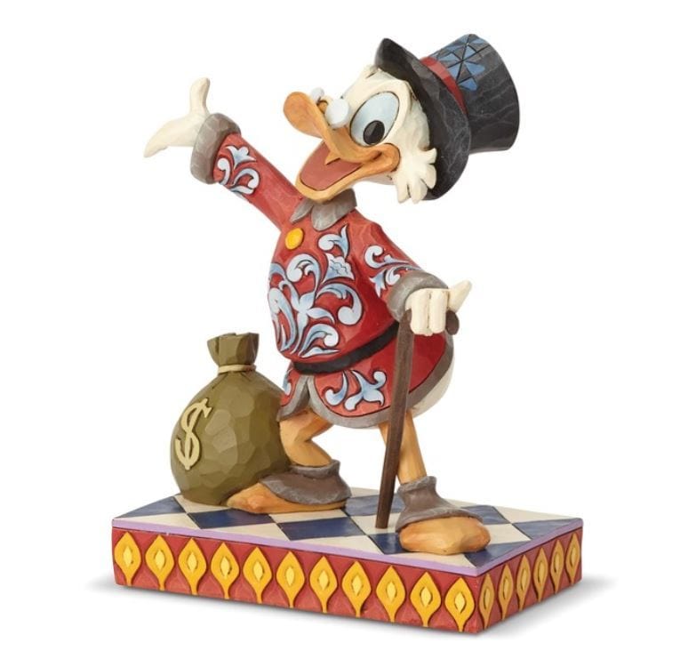 White Hill Traditions Figurines DISNEY TRADITIONS - DUCK TALES SCROOGE - TREASURE SEEKING TYCOON