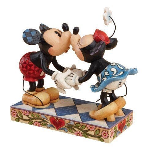 White Hill Traditions Figurines DISNEY TRADITIONS - MICKEY & MINNIE MOUSE - SMOOCH FOR MY SWEETIE