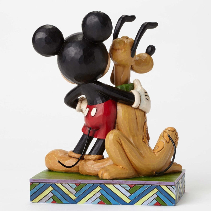White Hill Traditions Figurines DISNEY TRADITIONS - MICKEY MOUSE & PLUTO - BEST PALS