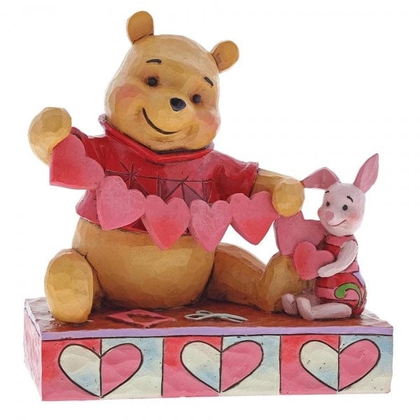 White Hill Traditions Figurines DISNEY TRADITIONS - POOH & PIGLET VALENTINES FIGURINE