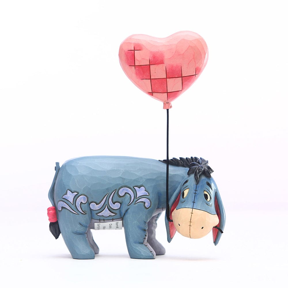 White Hill Traditions Figurines DISNEY TRADITIONS - WINNIE THE POOH EEYORE WITH A HEART BALLOON - LOVE FLOATS