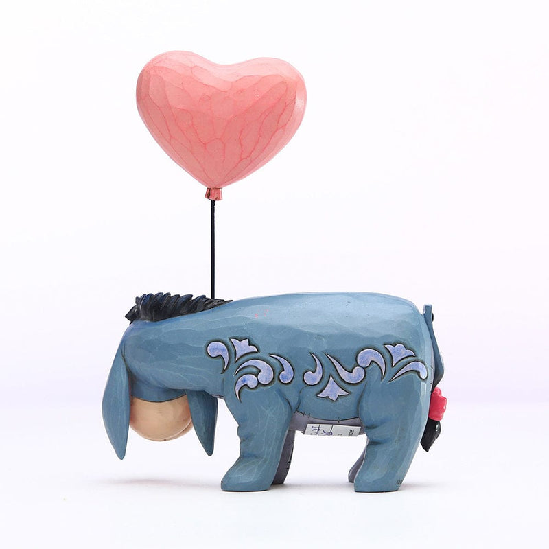White Hill Traditions Figurines DISNEY TRADITIONS - WINNIE THE POOH EEYORE WITH A HEART BALLOON - LOVE FLOATS