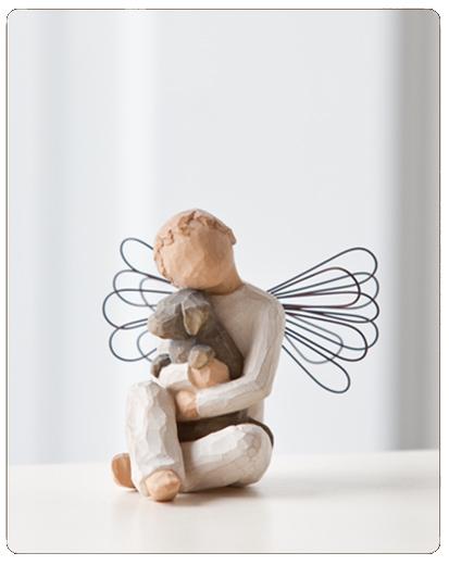 Willow Tree Angel of Comfort Dog Figurine - #26062 - Present