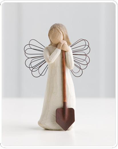 Willow Tree Angel of the Garden Girl with Shovel - #26103 - Present