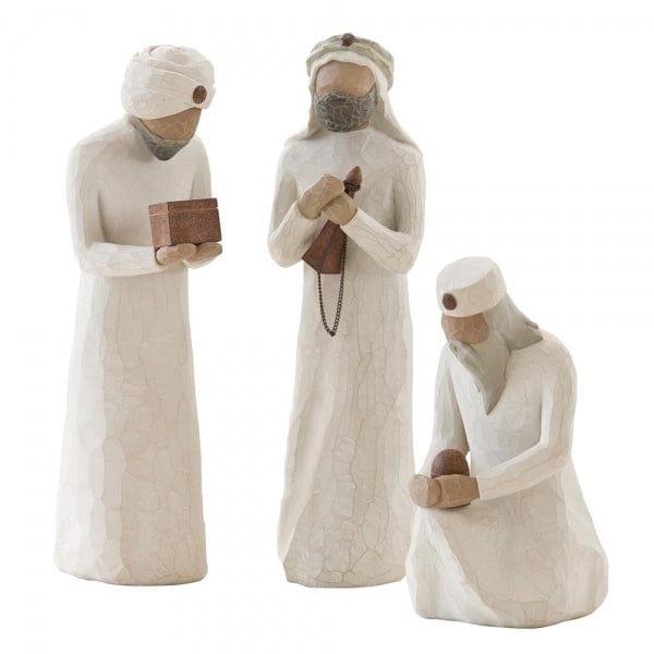 White Hill Willowtree Figurine WILLOW TREE NATIVITY COLLECTION THE THREE WISE MEN - #26027